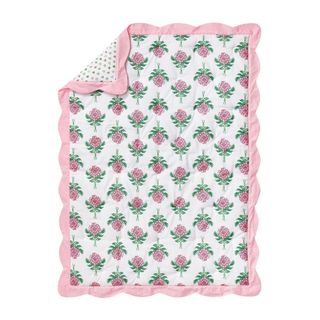 Roller Rabbit Rosebud Baby Quilt