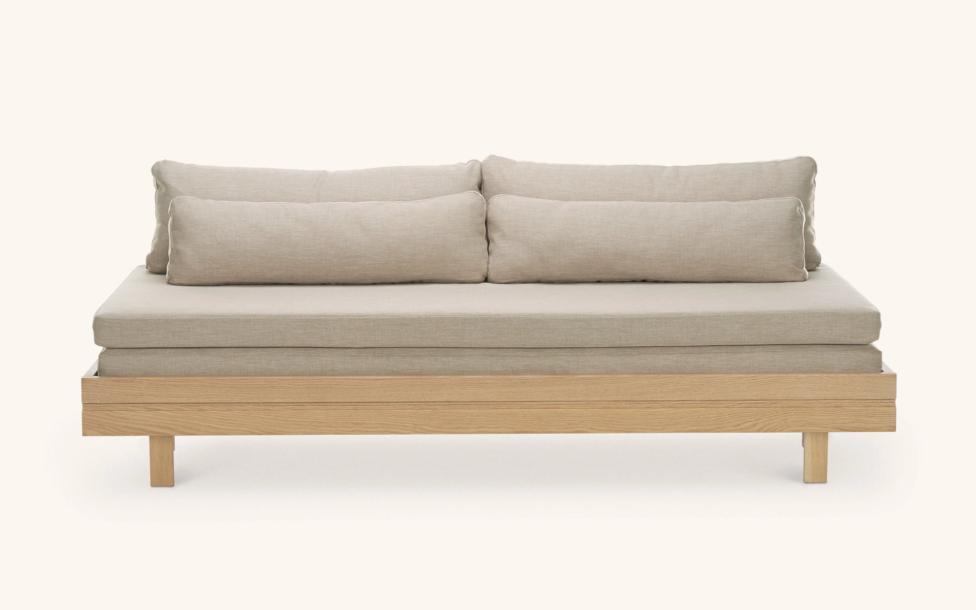 Day&night Sofa Bed, Oak-Beige - Hopper 51 Beige