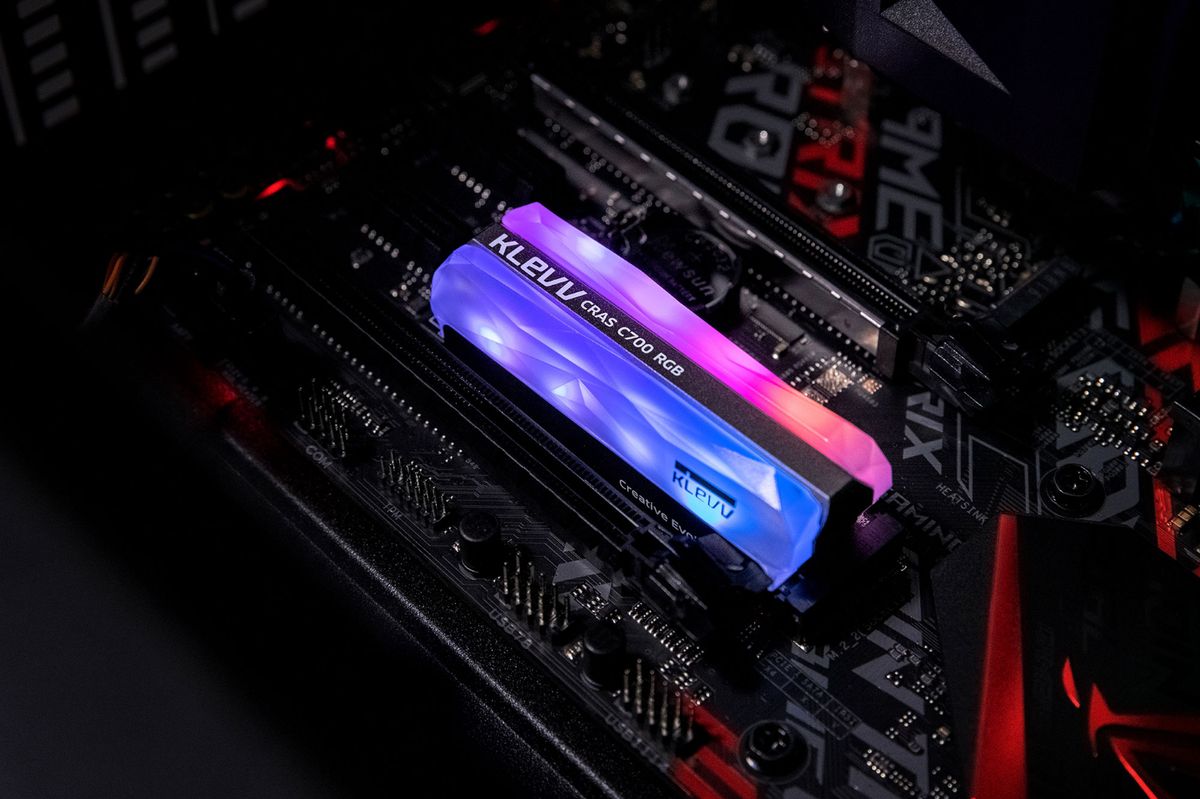 Klevv Finally Lists Its Stunning RGB-Coated M.2 SSD | Tom's Hardware