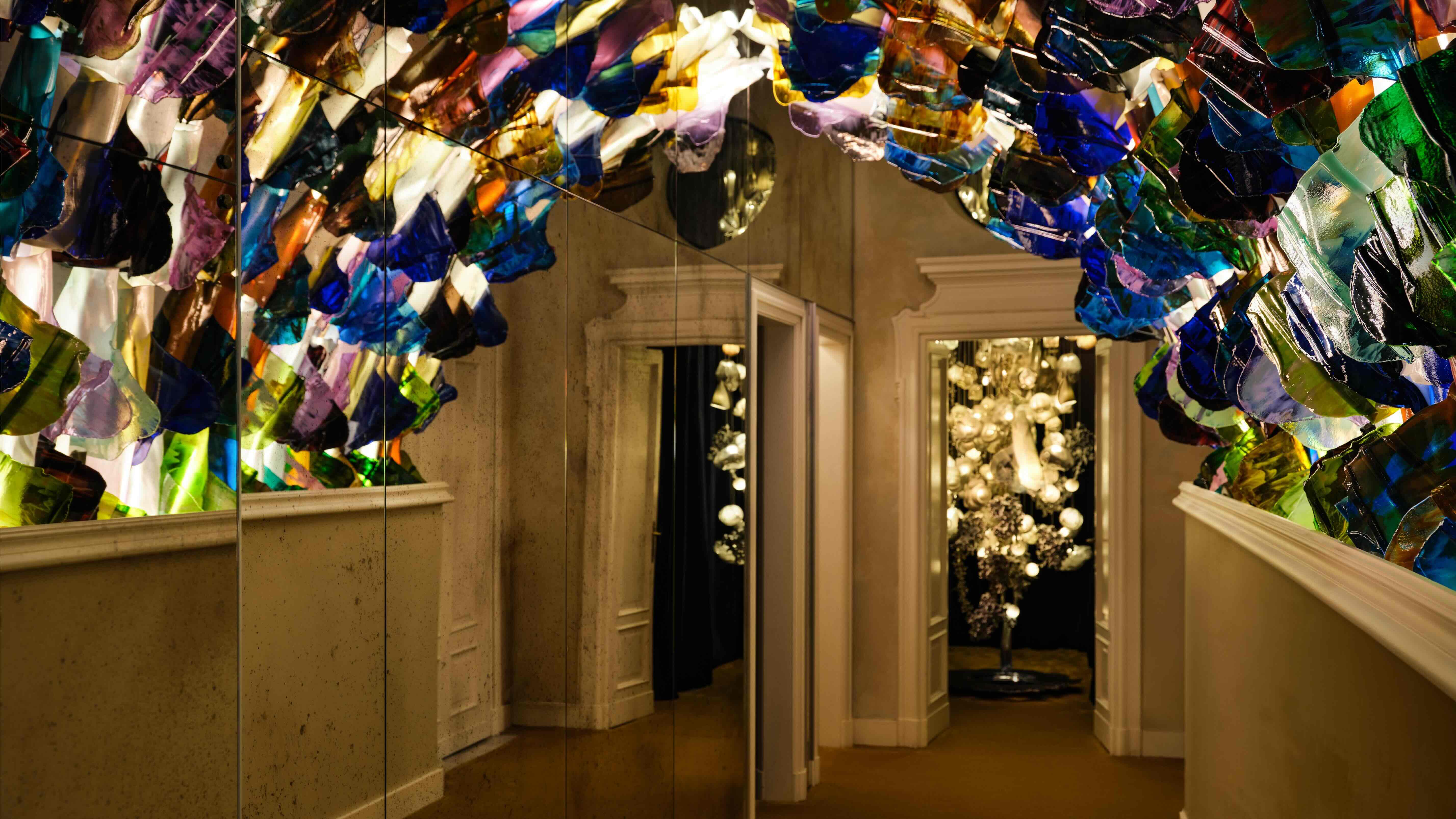 light installation in Milan apartment 