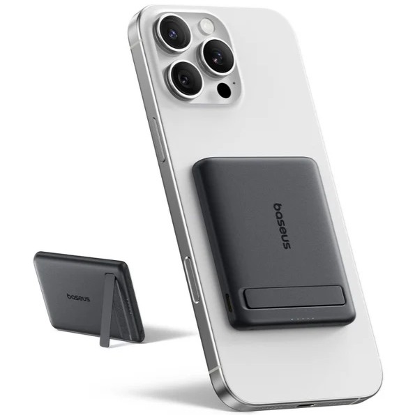 Baseus PicoGo AM31 Mini Magnetic Power Bank with Stand 20W 5000mAh