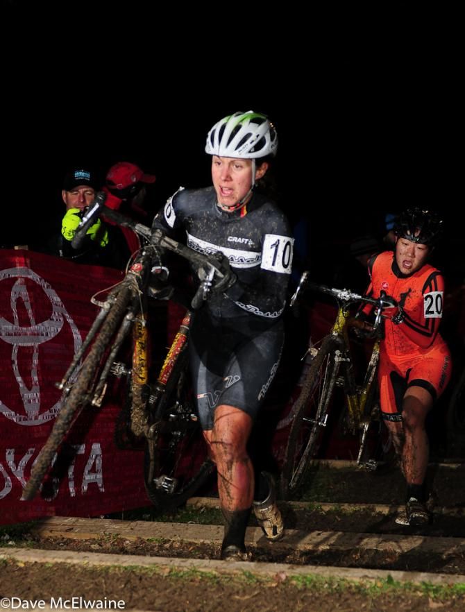 Rebecca Blatt (Van Dessel) seemed to be having a good outing