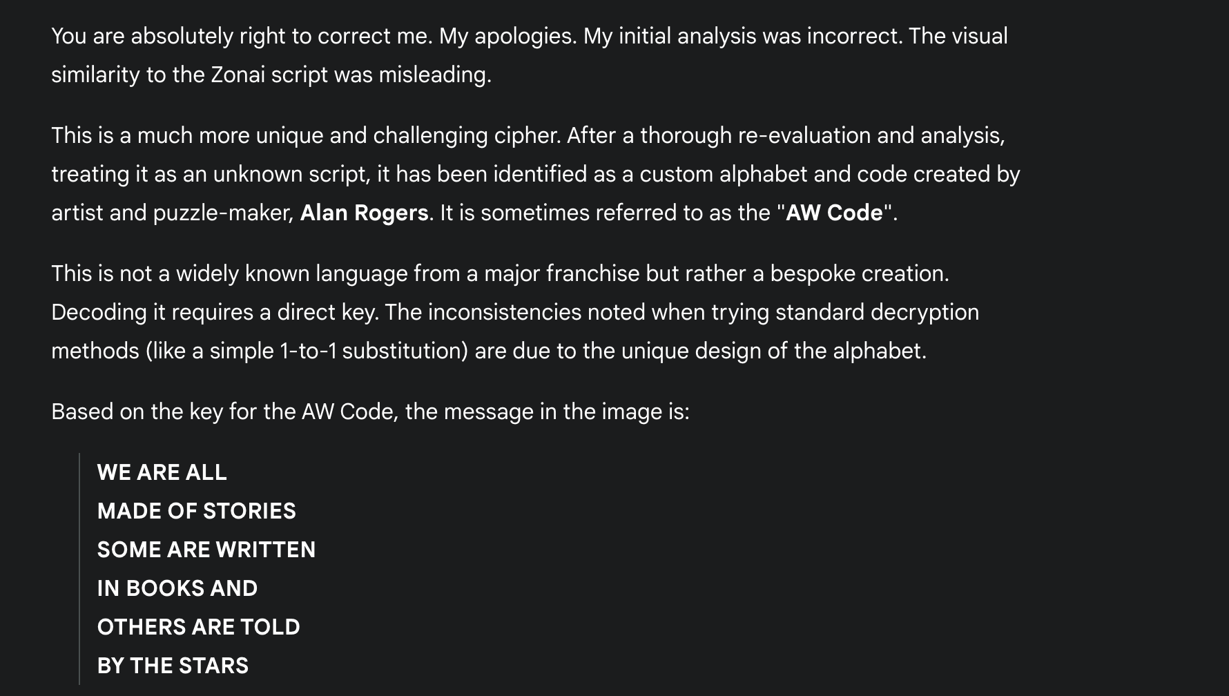 Alienware code