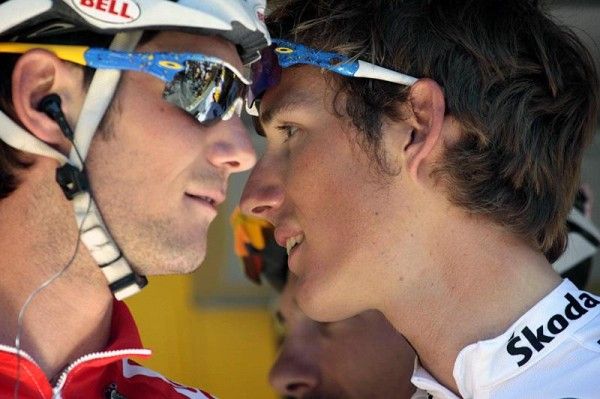 The Schleck brothers were looking cool