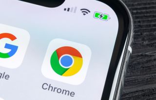 Chrome browser on iPhone
