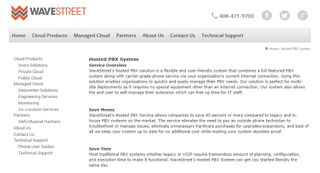 WaveStreet Managed Services PBX voice