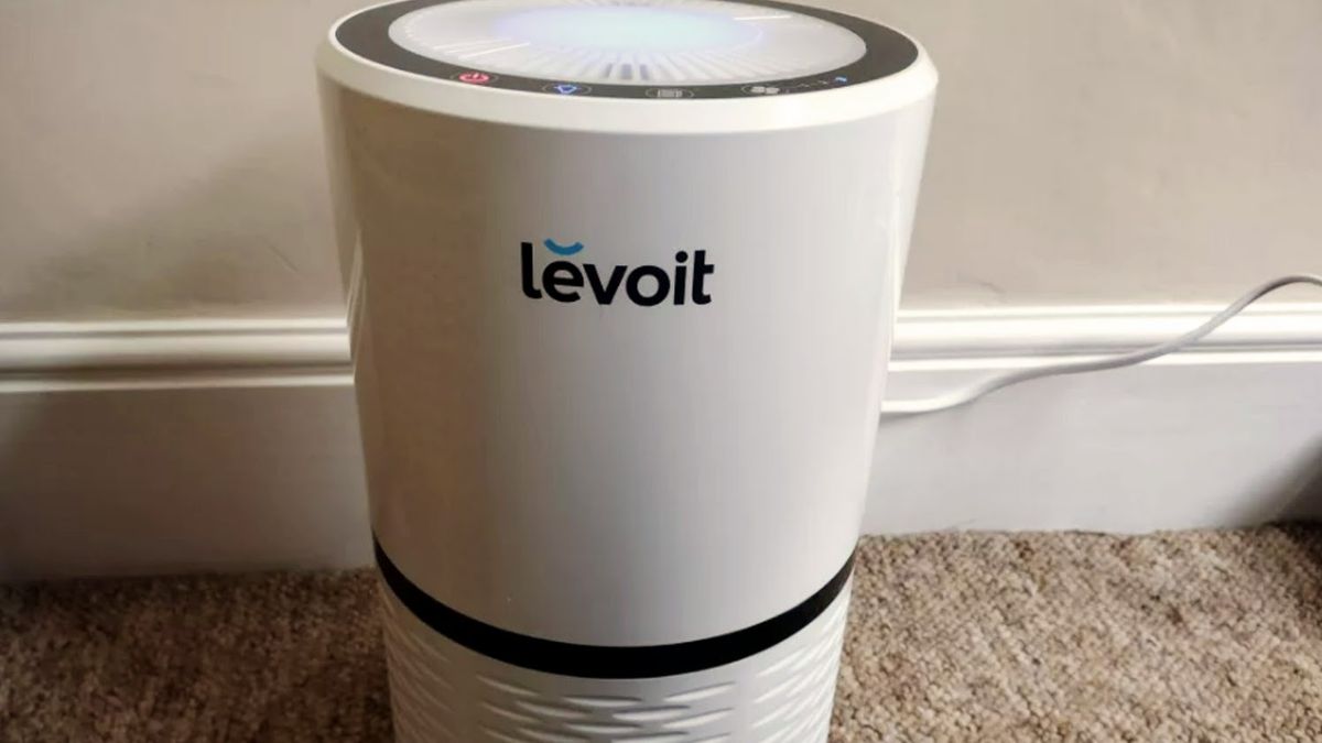 Levoit H132 being tested in writer's home