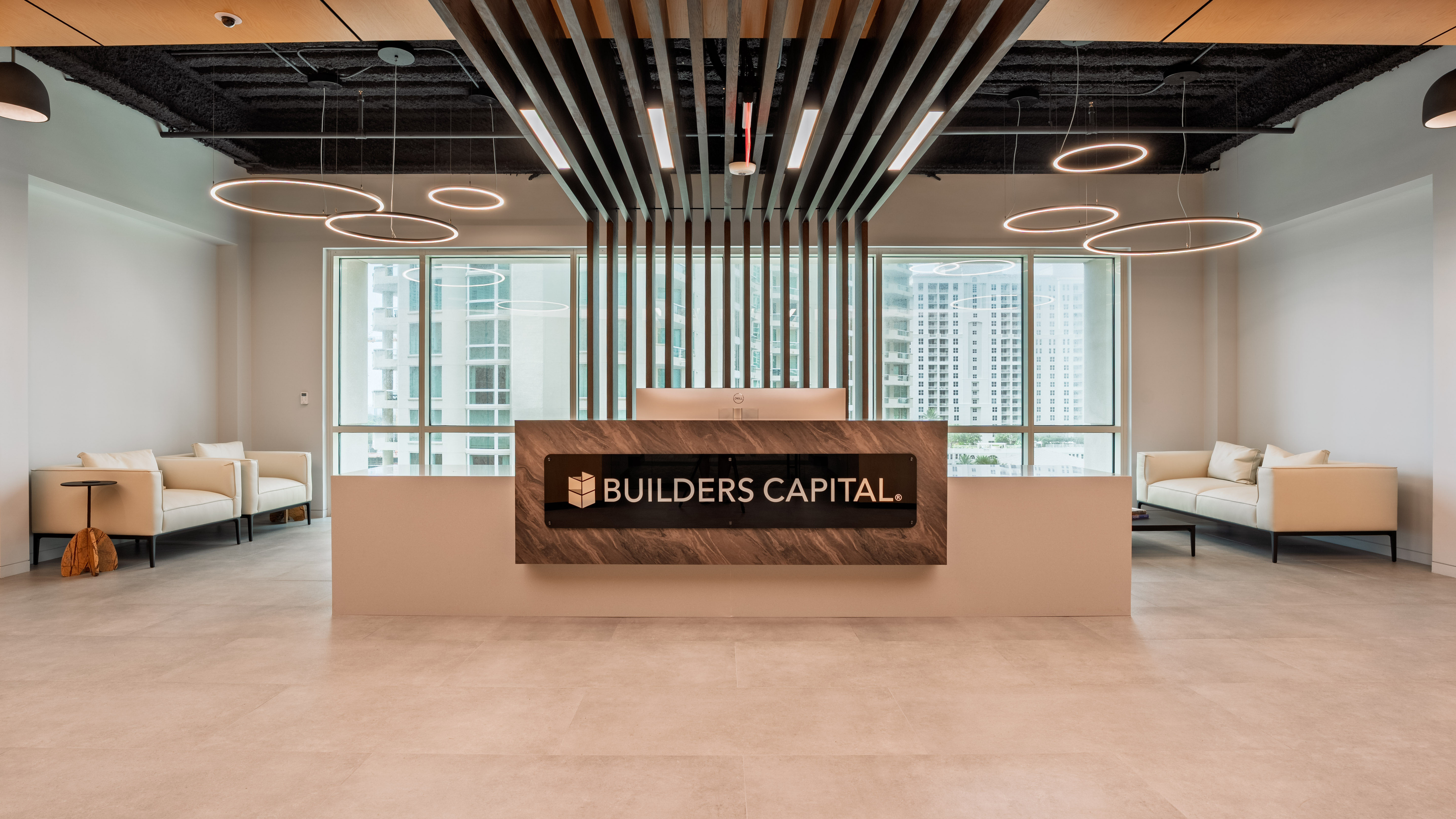 The interior of Builders Capital headquarters. 