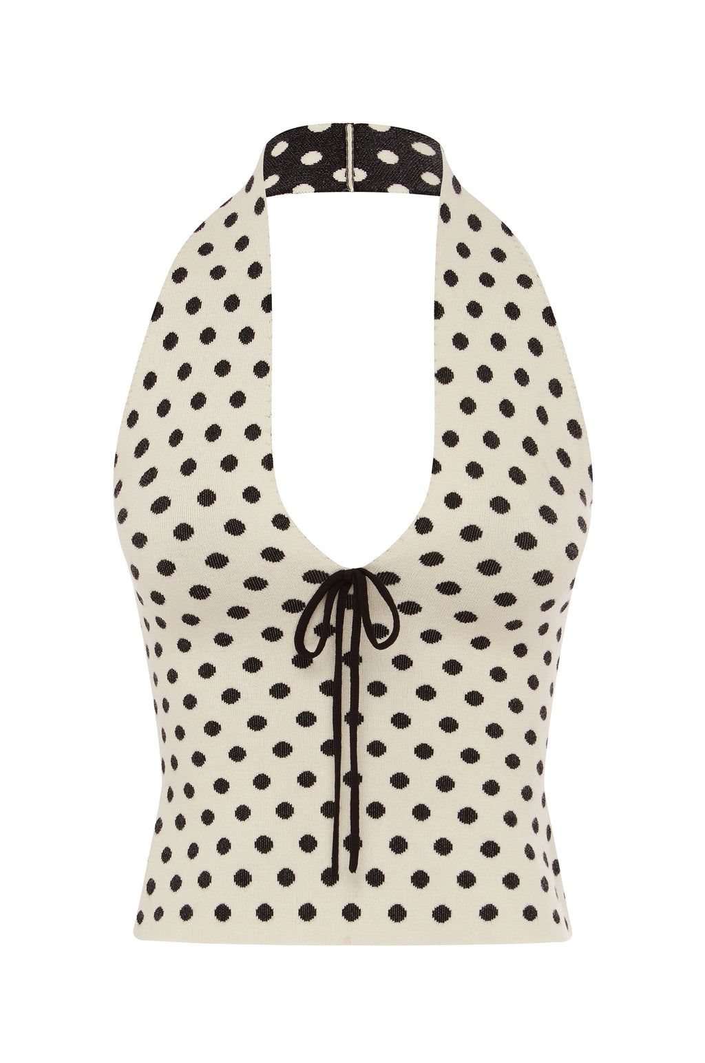 Dottie Top | Black / White Dot