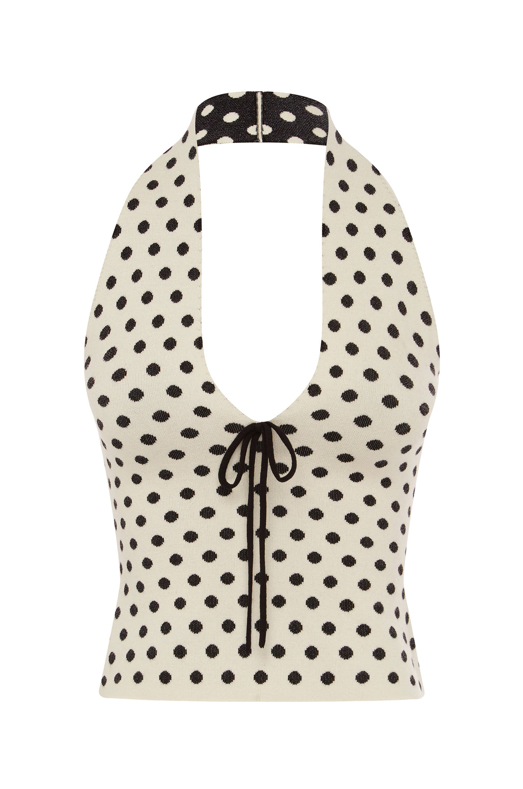 Dottie Top | Black / White Dot