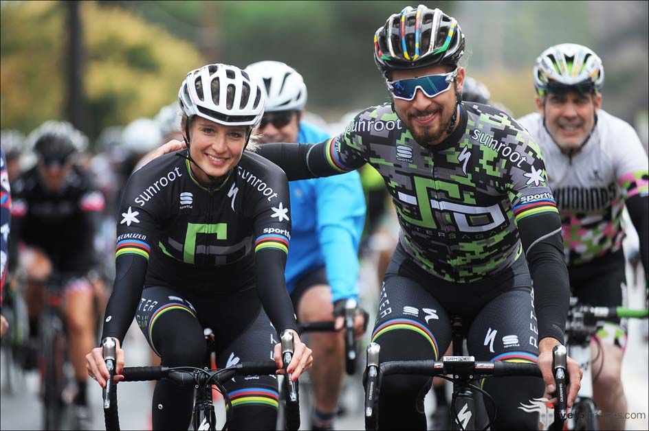 Peter Sagan with his wife Katarina
