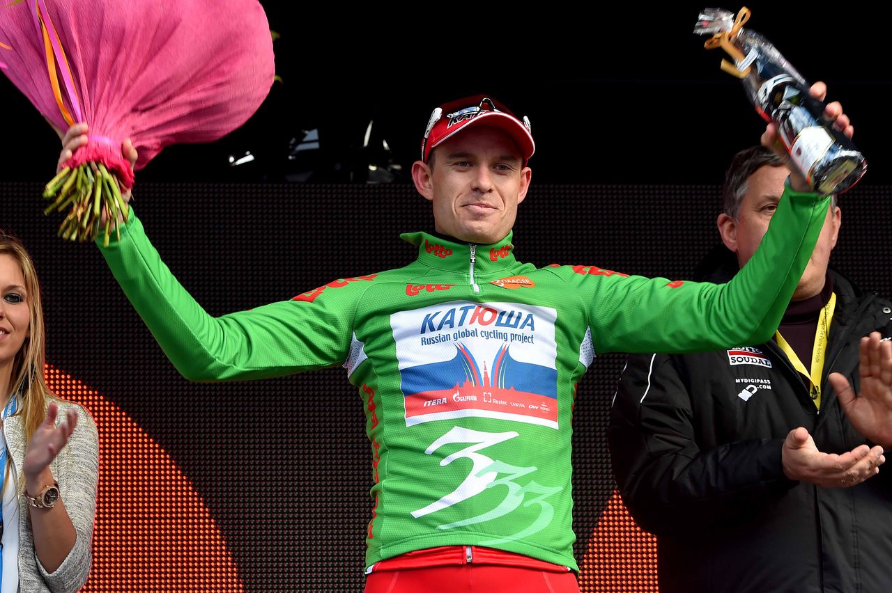Alexander Kristoff (Katusha) in the green jersey