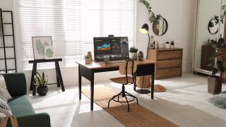 LG Libero on wood desk