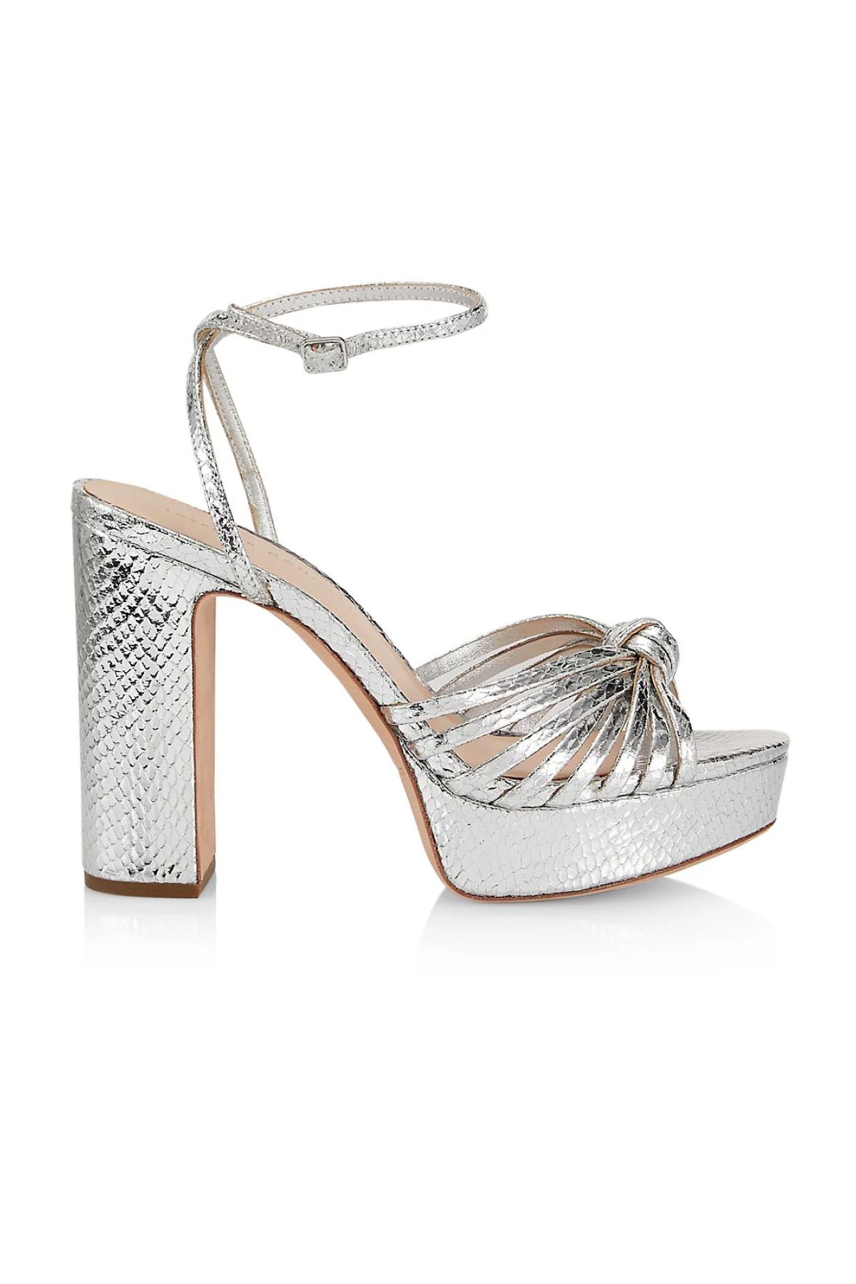satin silver shoes