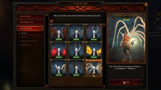 Diablo 3 collections menu