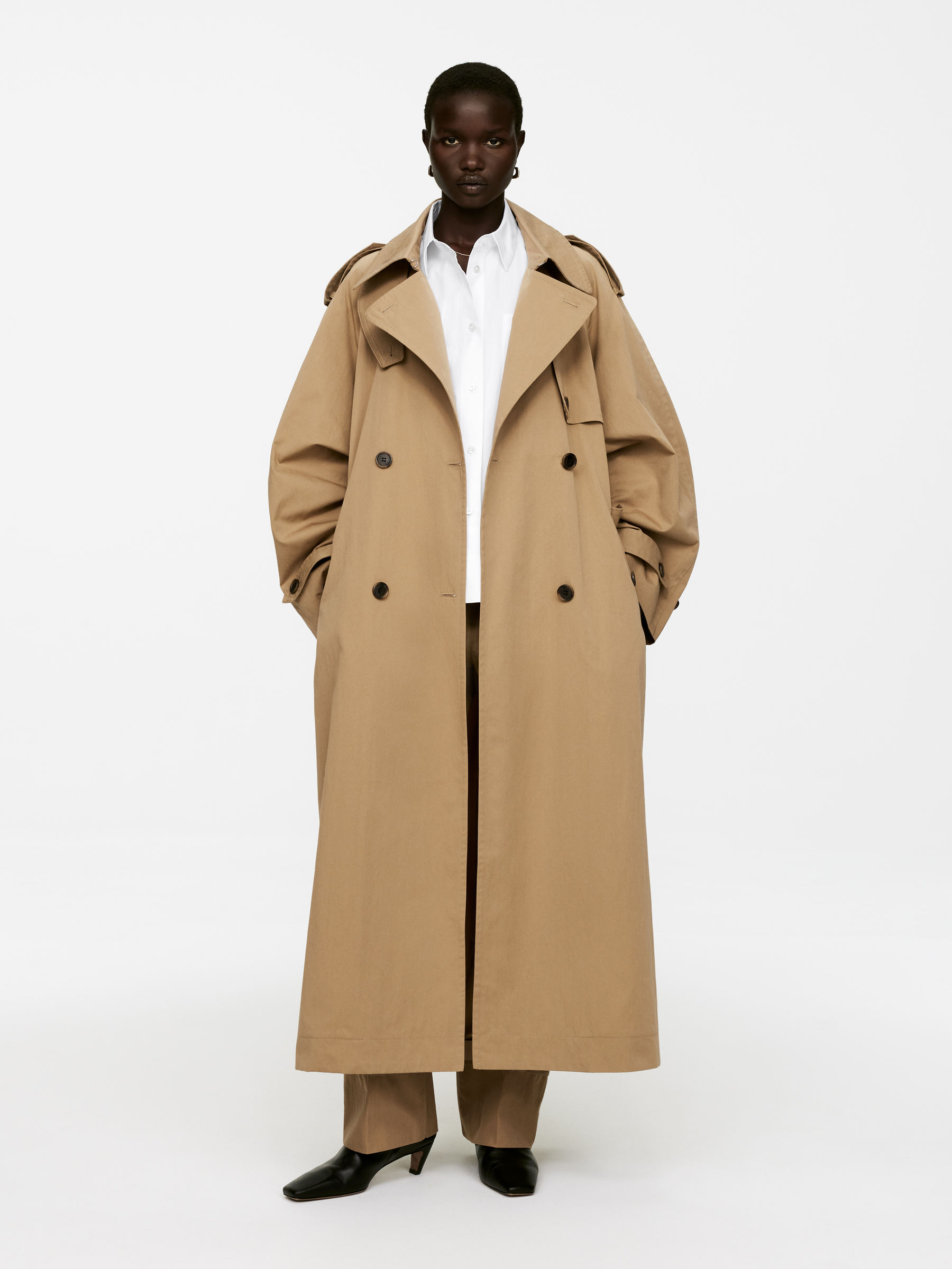 2-In-1 Trench Coat – Beige – Women – Arket Gb