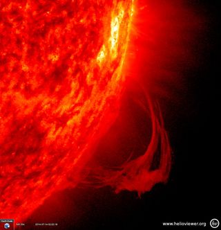 A huge solar storm in 2012 could have cause wide-spread devastation on Earth, if it had given the planet a direct blow.