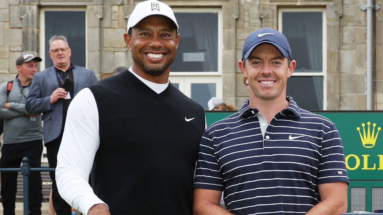 Tiger Woods and Rory McIlroy