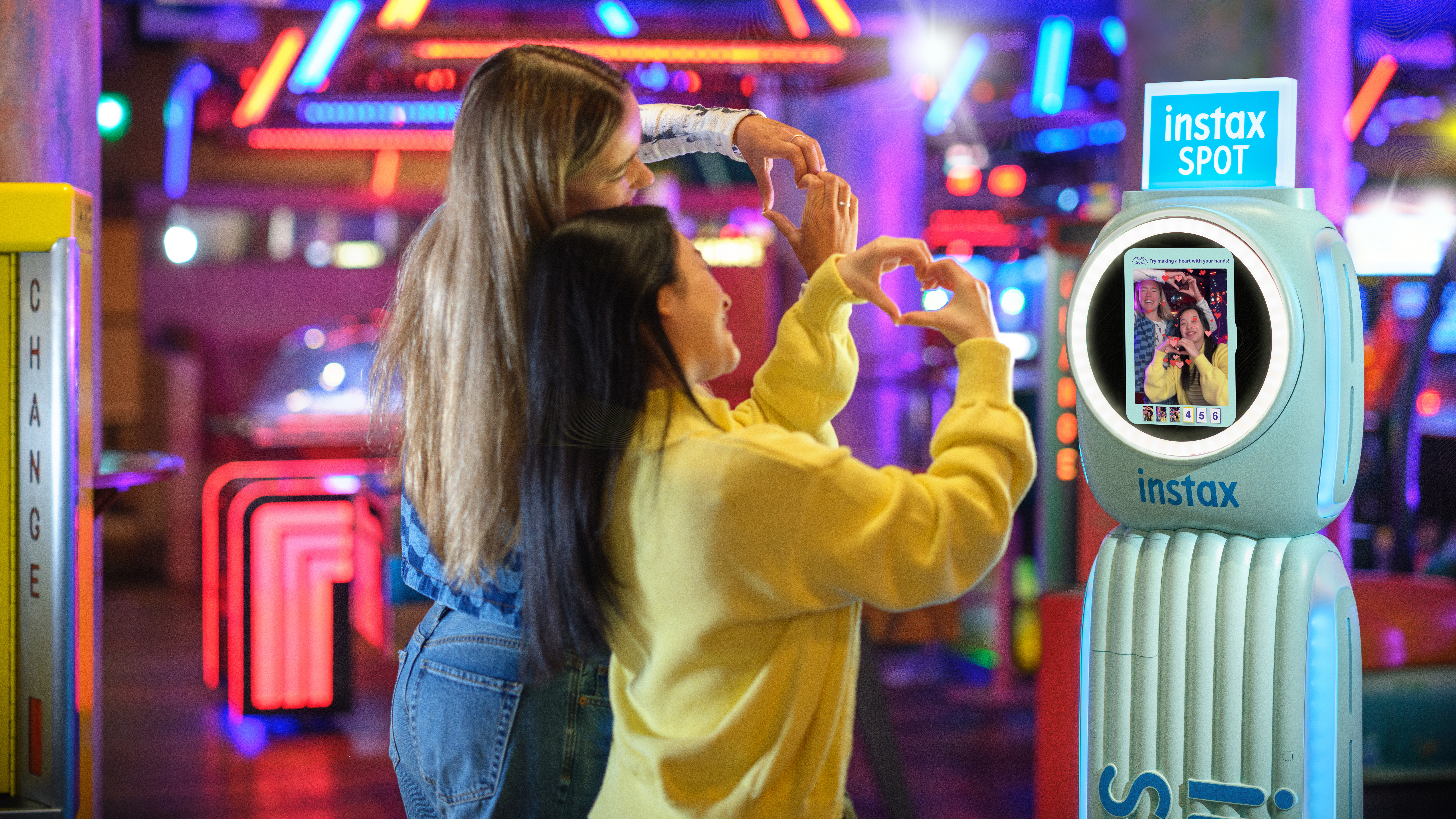 The Fujifilm Instax Spot photo booth