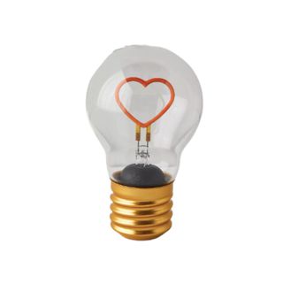 Clear nightlight with heart