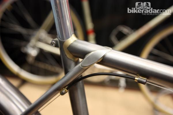 Fillets are ususually covered by paint but we appreciate being able to view MAP Bicycles' handiwork here.