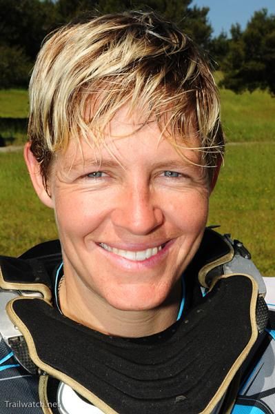 Joanna Petterson after the race