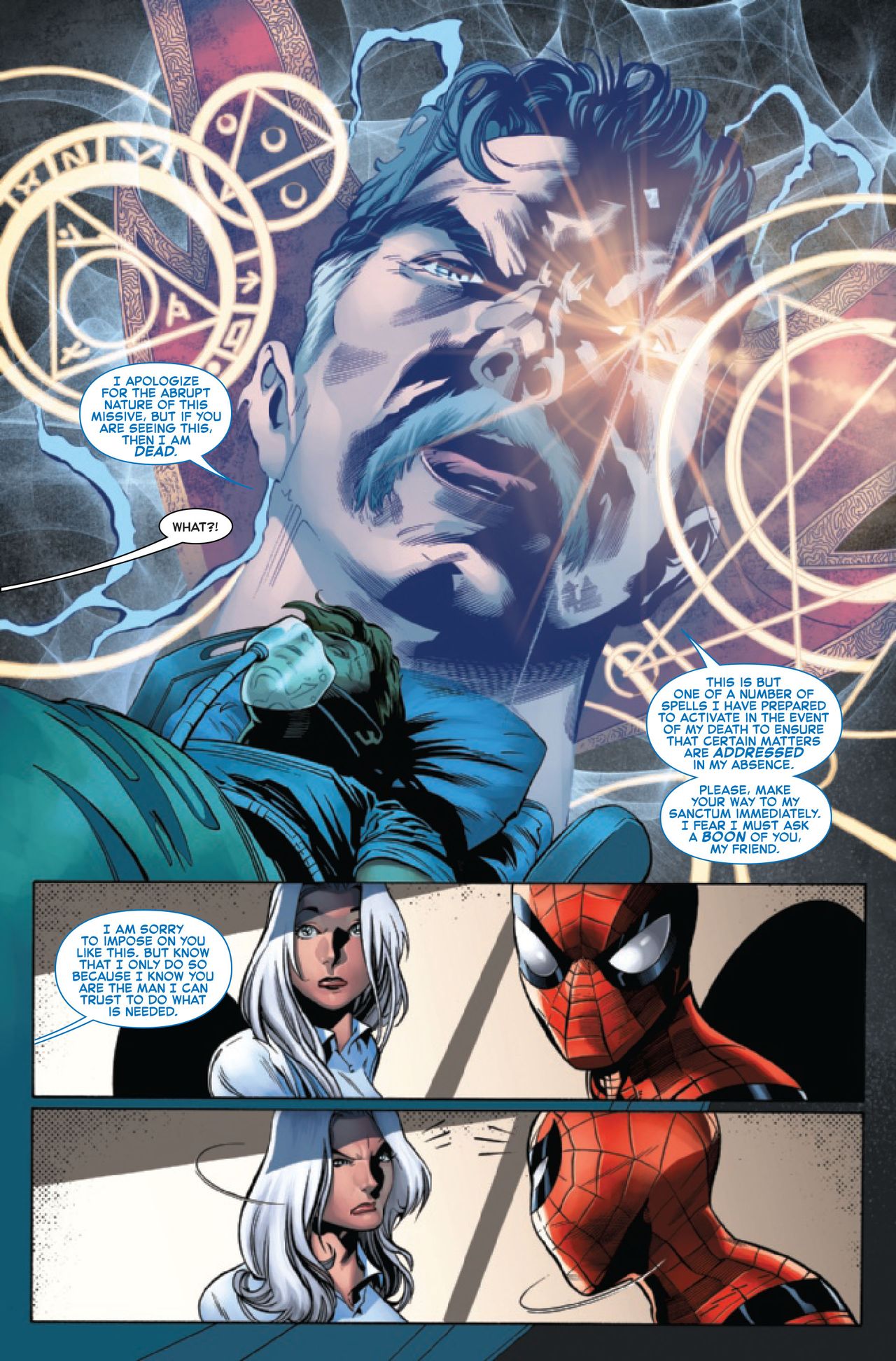 Death of Doctor Strange: Spider-Man #1