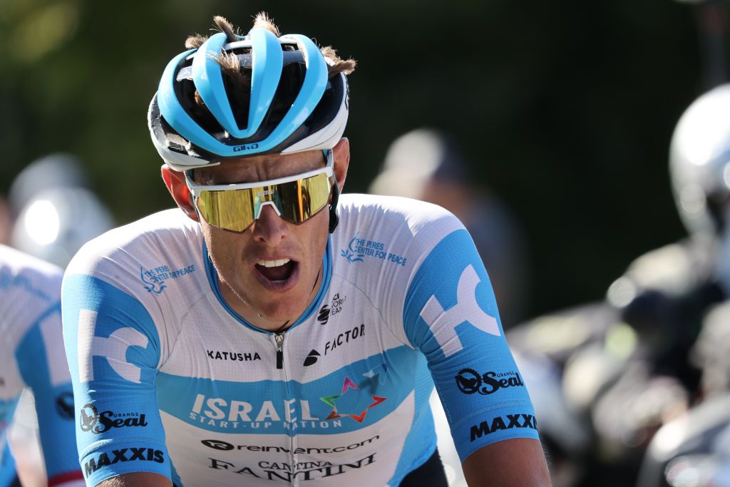 Team Israel Academy rider Germanys Nils Politt rides in a group at the front of the race during the 4th stage of the 107th edition of the Tour de France cycling race 157 km between Sisteron and OrcieresMerlette on September 1 2020 Photo by KENZO TRIBOUILLARD AFP Photo by KENZO TRIBOUILLARDAFP via Getty Images