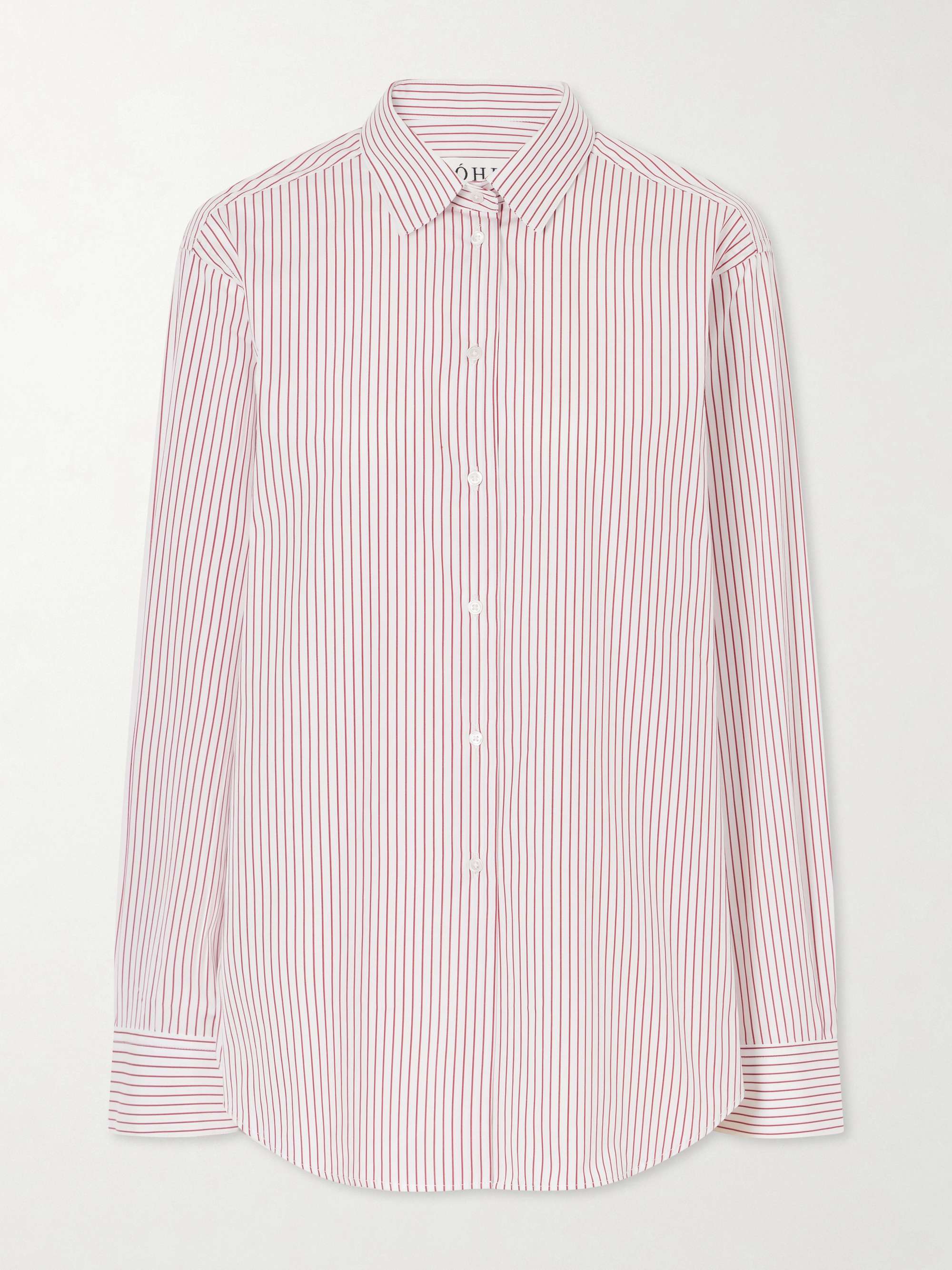 Striped Cotton-Poplin Shirt