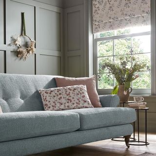 living room with sofaset with cushions