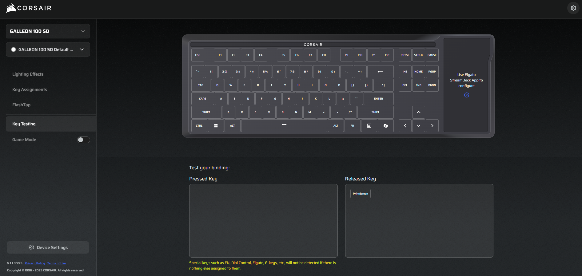 Corsair Galleon 100 SD