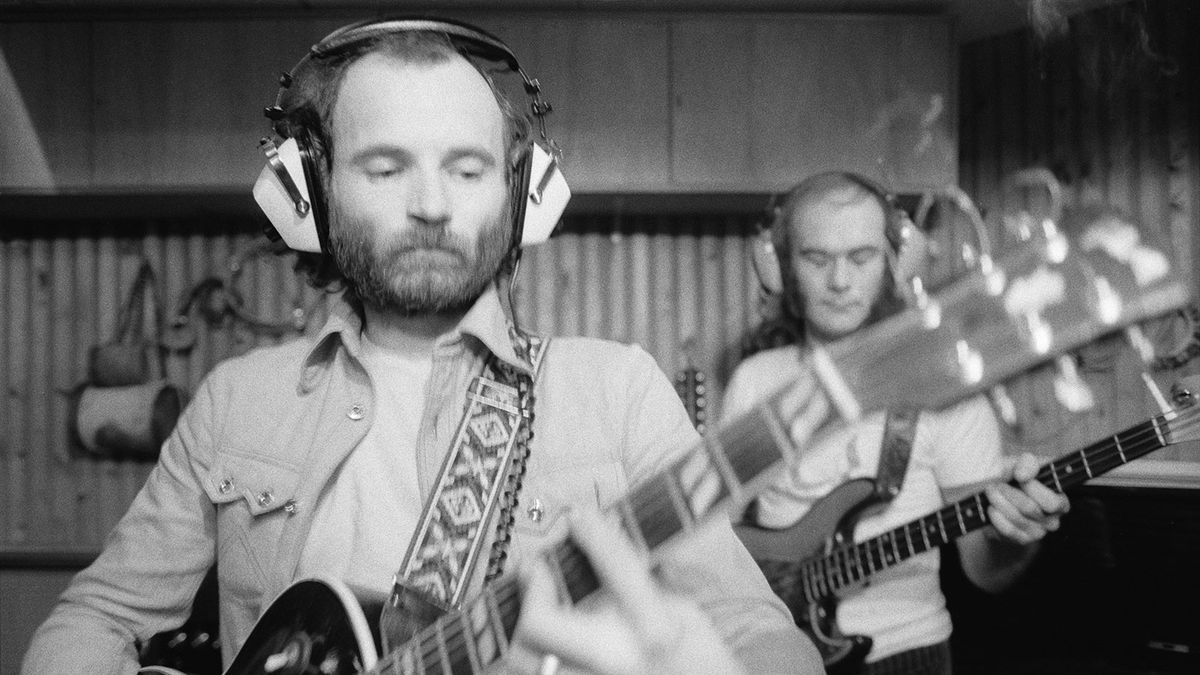 Michael Chapman in the studio in 1978