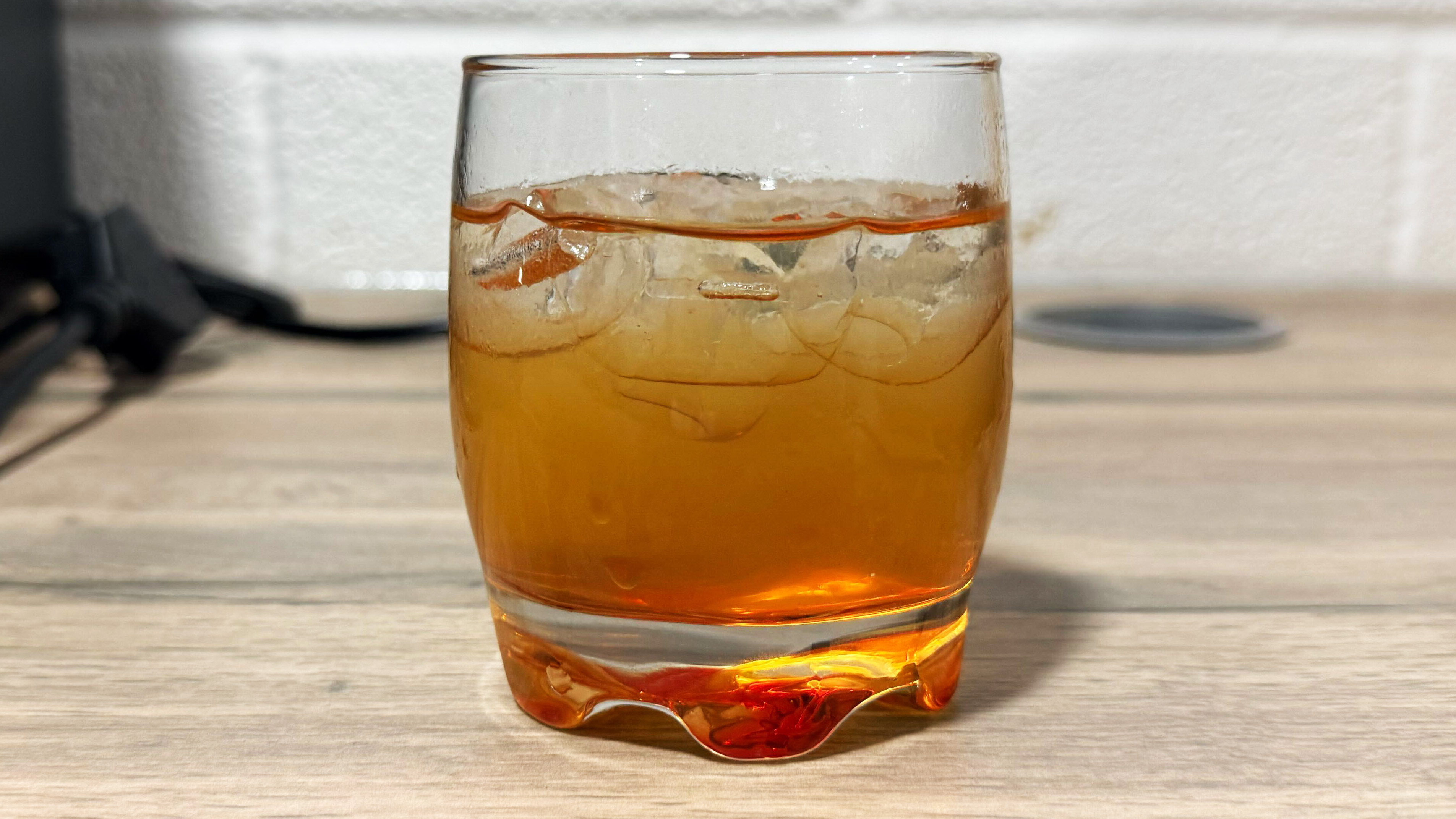 a cocktail made on the bartesian premium cocktail machine