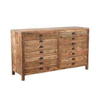 Apothecary 8 - Drawer Solid Wood Dresser