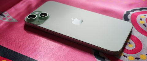 iPhone 15 Plus review back angled corner 21:9