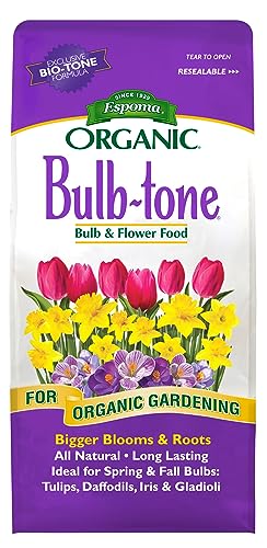 Espoma Organic Bulb-Tone 3-5-3 Natural &amp;amp; Organic Fertilizer and Plant Food for All Spring and Fall Bulbs. 4 Lb. Bag. Use for Planting &amp;amp; Feeding to Promote Vibrant Blooms