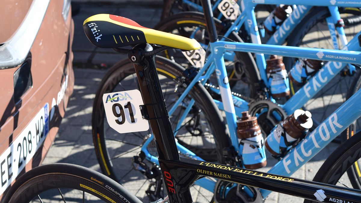 The custom saddle from Fizik features on both the Factor ONE and Factor O2