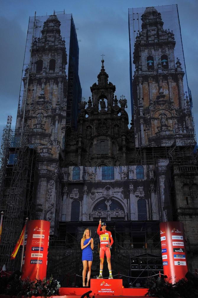 Alberto Contador (Tinkoff-Saxo) winner of the 2014 Vuelta a Espa&ntilde;a