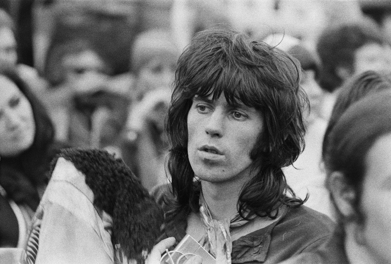 Keith Richards in the audience