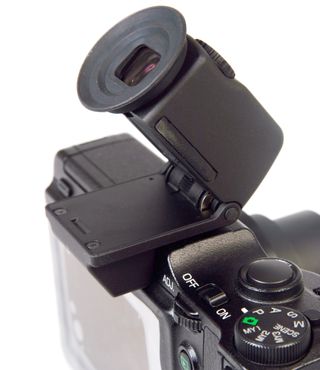 Optional electronic viewfinder for Ricoh GXR