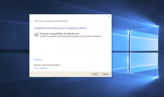 windows10 compatibilitymode troubleshooter