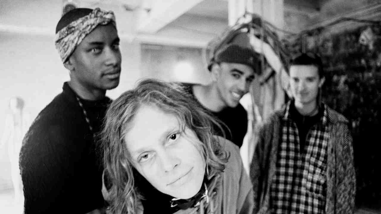 The Prodigy posing for a photograph in 1995