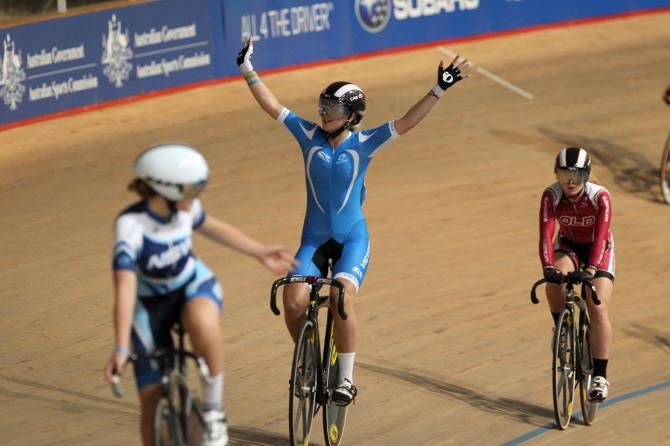 U19 Women's keirin was won by Courtney Field