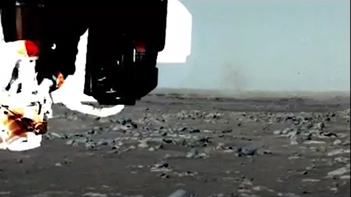 Perseverance Rover sees its first dust devil on Mars