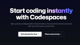 Codespaces screenshot