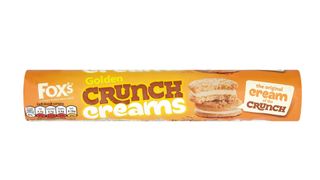 A packet of Fox's Golden Crunch Creams