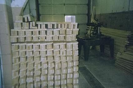 The first sections of wood, ready to be laid out. They're gonna need a lot more than that, though...