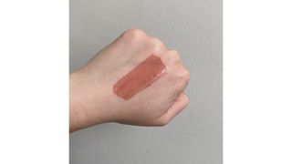 Swatch of the Kosas Wet Lip Oil in Unbuttoned