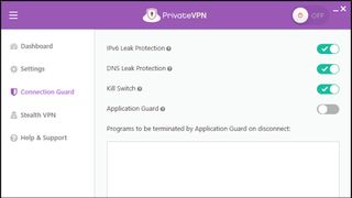 PrivateVPN Windows App Kill Switch