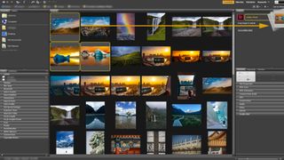 Interface of Adobe Bridge, among the best photo organizing software